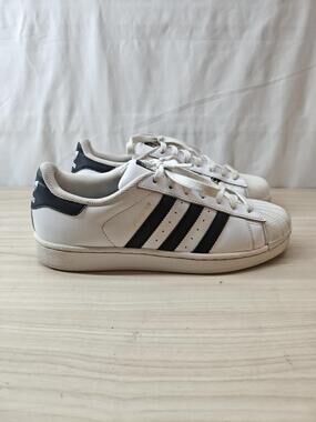 Adidas Superstar Shoes Womens Size 8.5 White Black Shell Toe Sneakers C77153